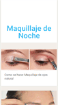 Mobile Screenshot of maquillajedenoche.net